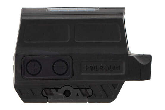 Holosun HE512T-RD Enclosed Reflex Sight in Titanium with push buttons